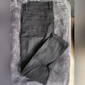Silver Jeans Womens Dark Gray Straight Jeans Calley Skinny 31x29
